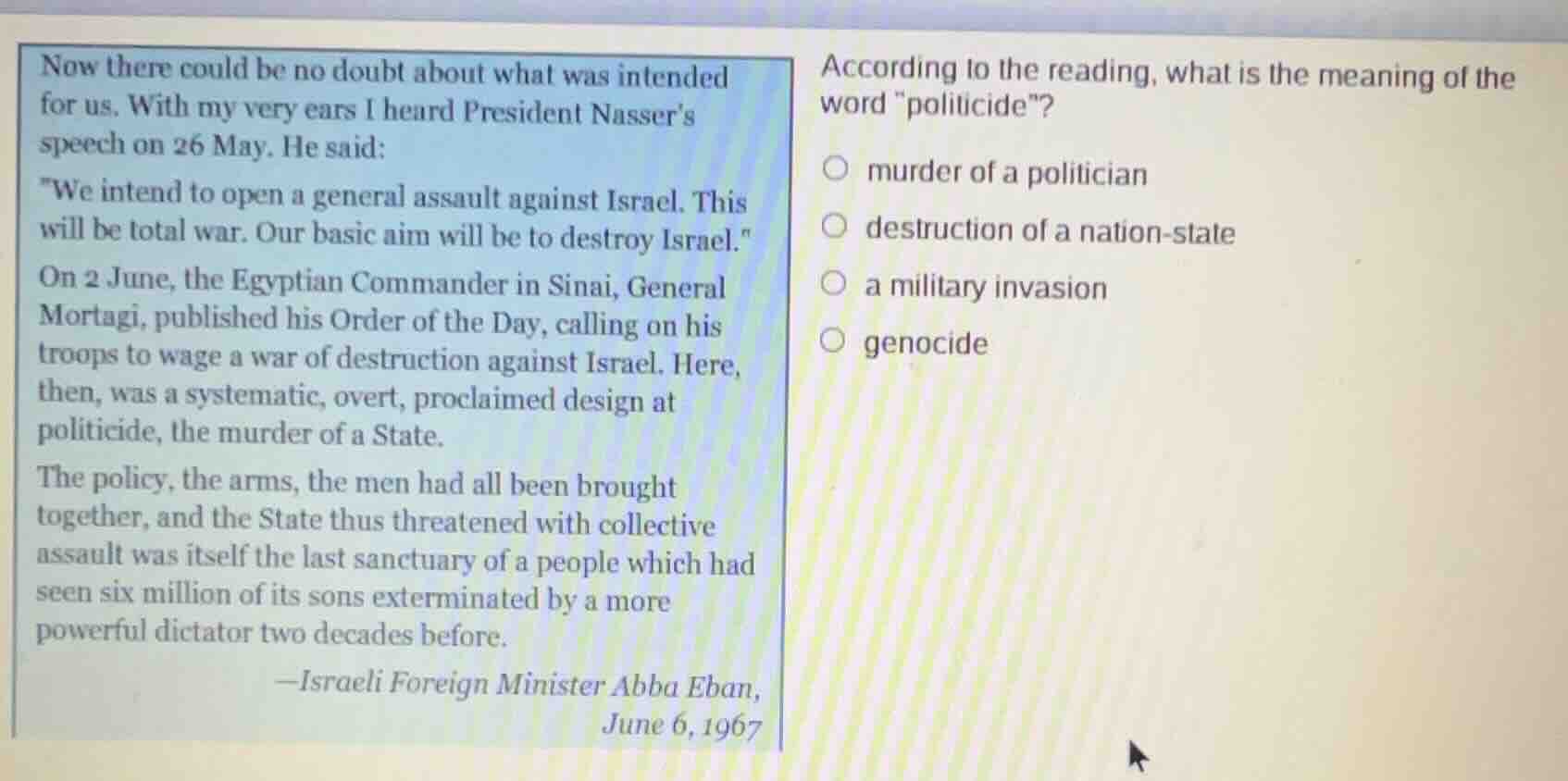 now there could be no doubt about what was intended for us. with my ver…