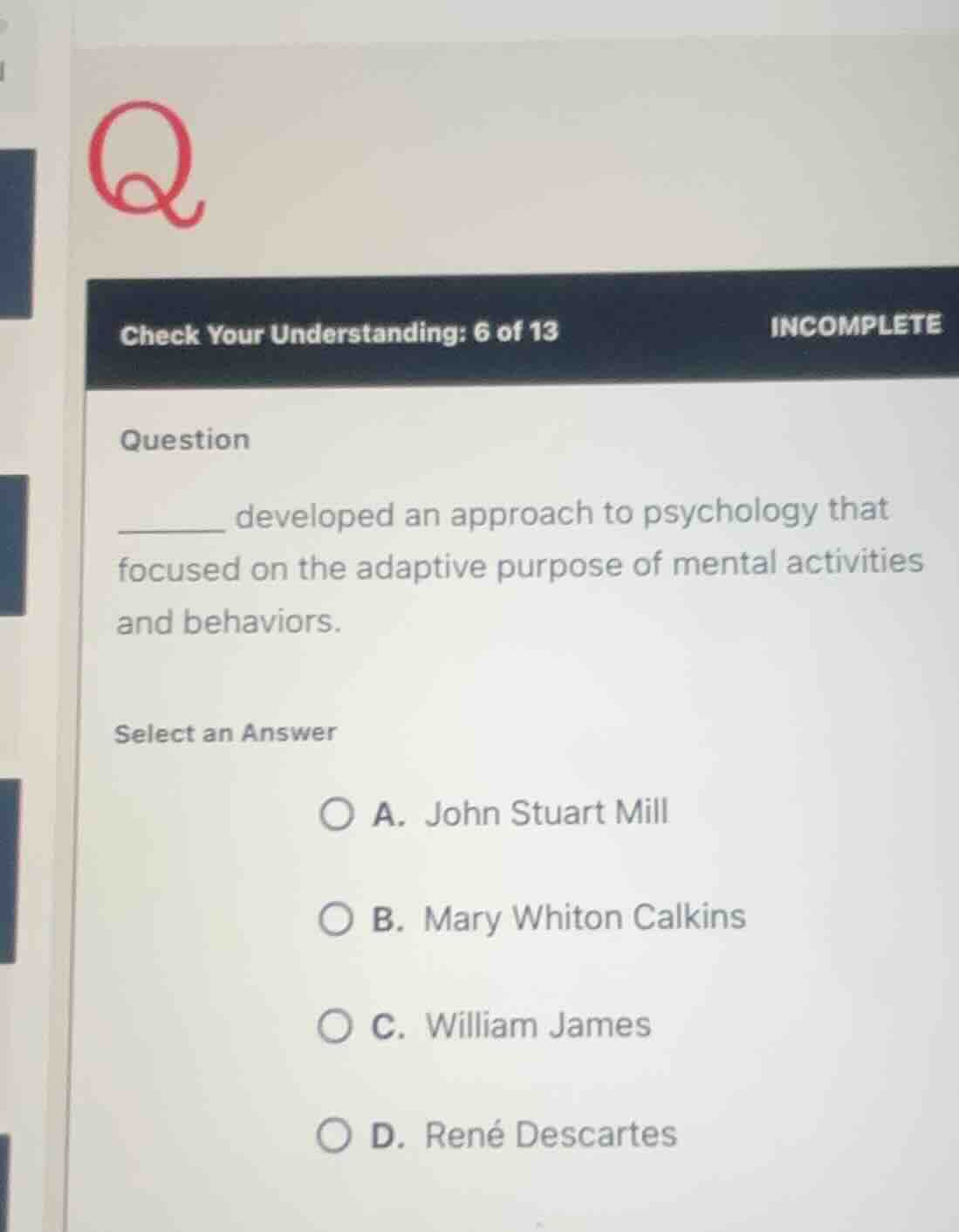 check your understanding: 6 of 13 incomplete question ______ developed …