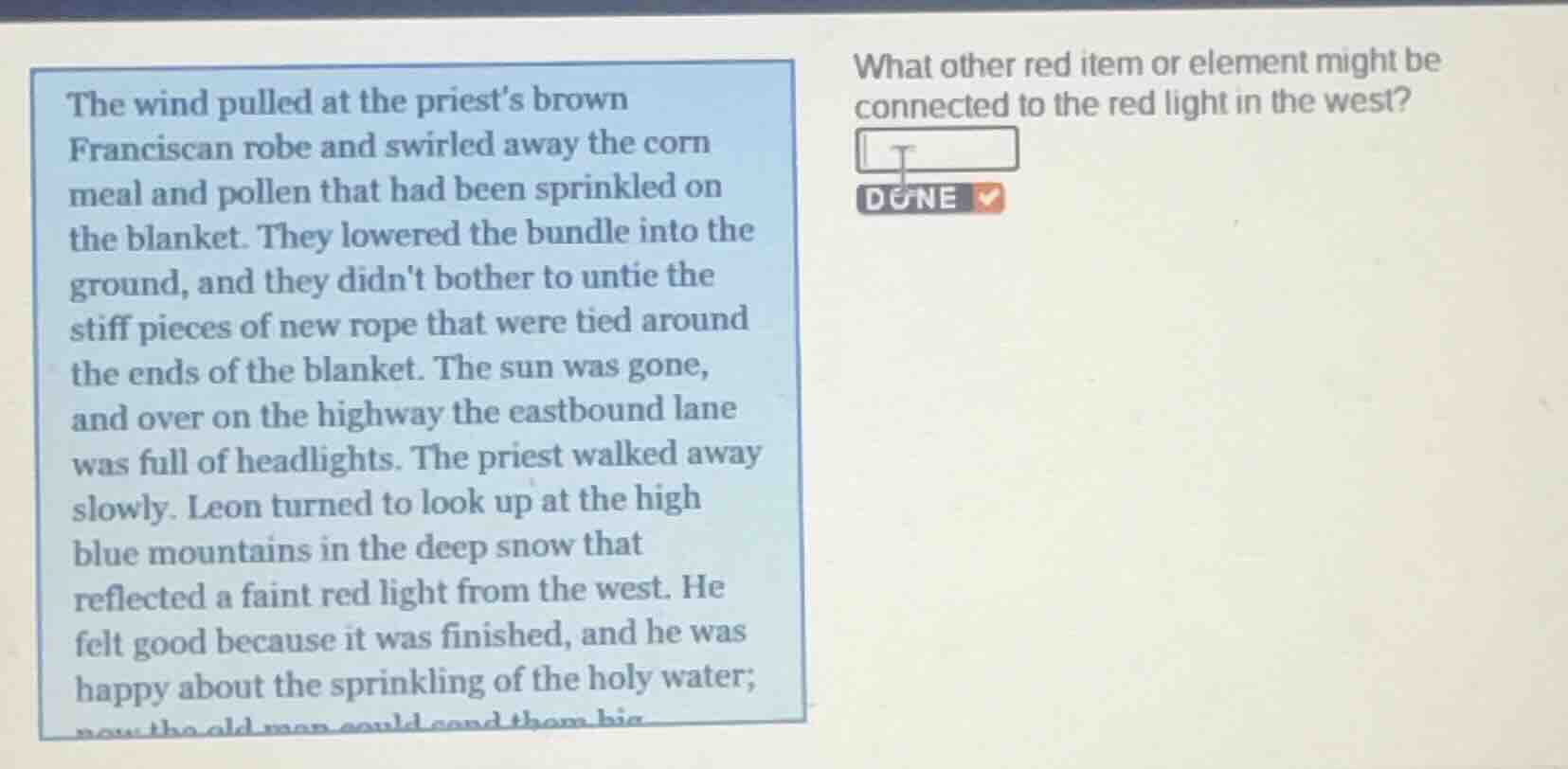 the wind pulled at the priest’s brown franciscan robe and swirled away …