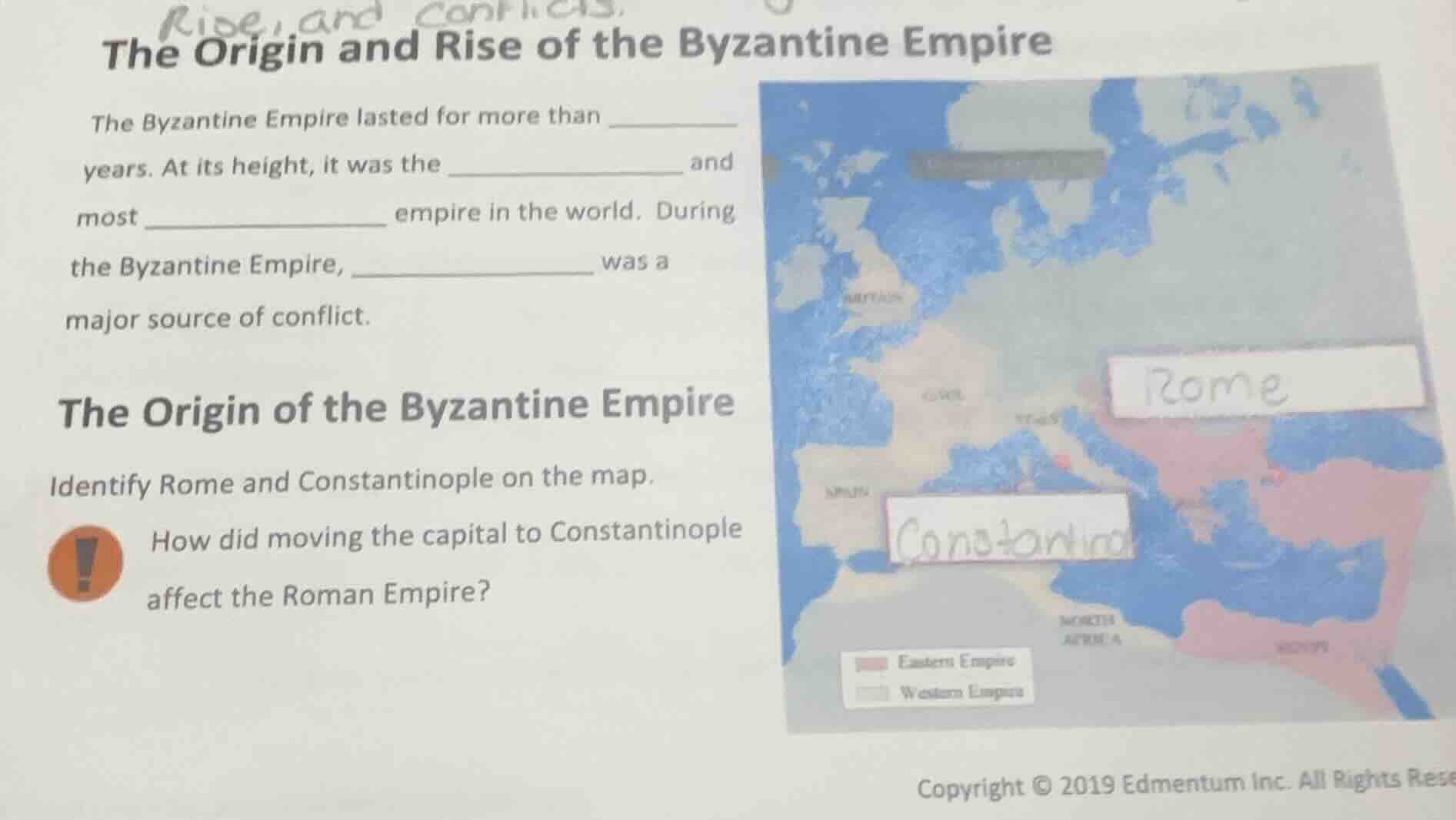 the origin and rise of the byzantine empire the byzantine empire lasted…