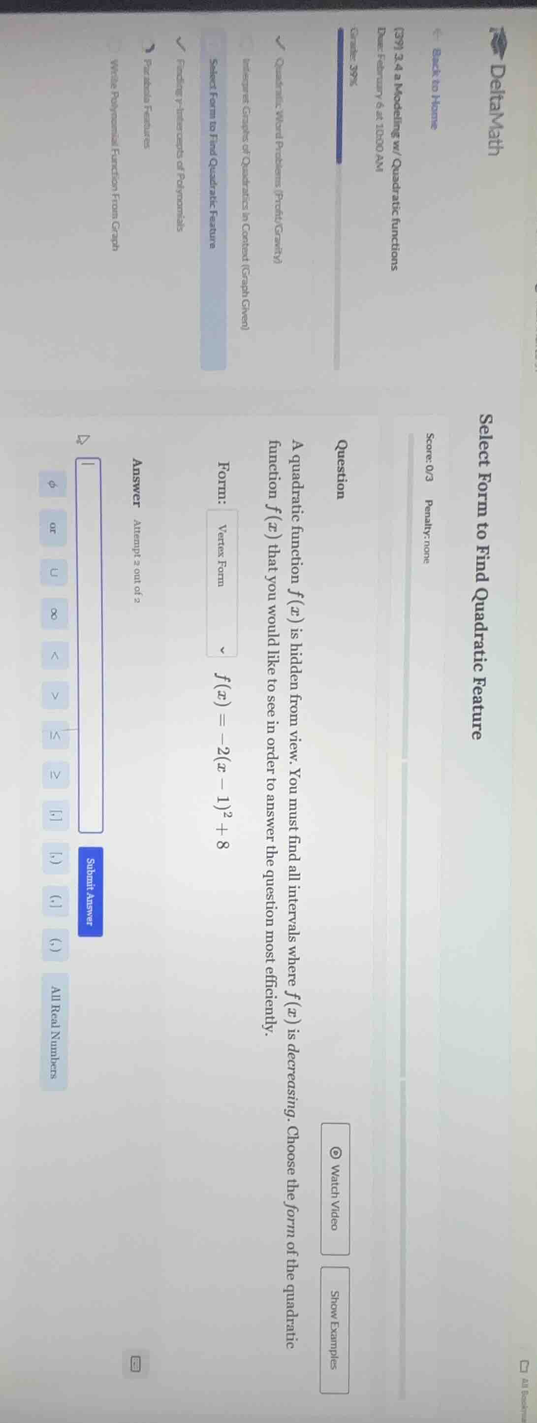 select form to find quadratic feature score: 0/3 penalty: none question…