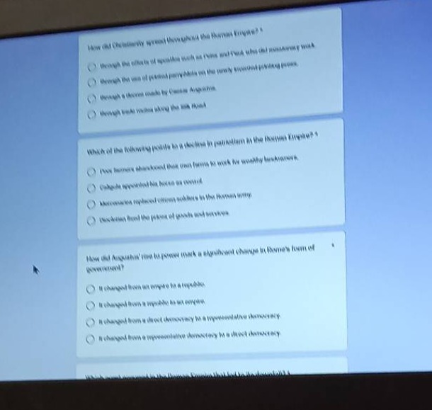 how did christianity spread throughout the roman empire? through the ef…