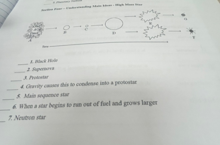 7. planetary nebula section four - understanding main ideas - high mass…