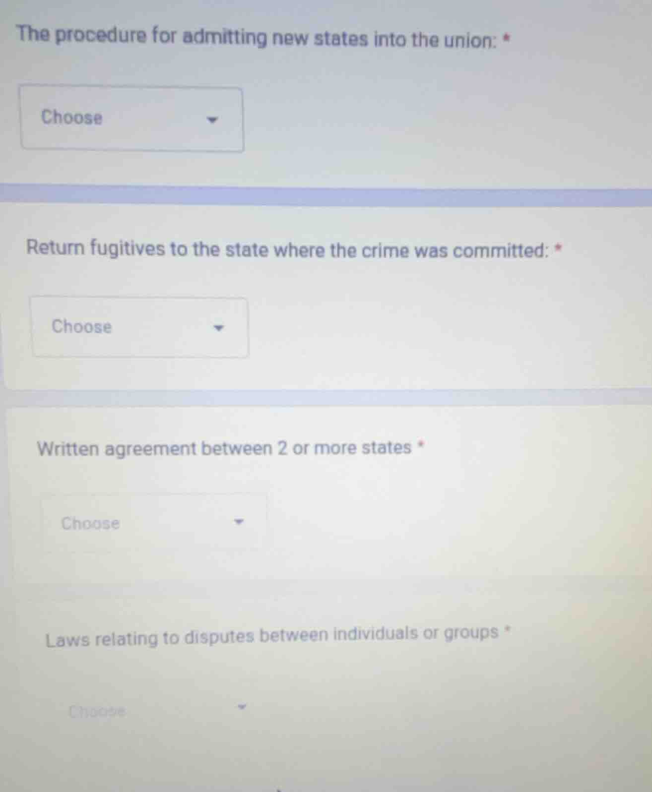 the procedure for admitting new states into the union: * choose return …