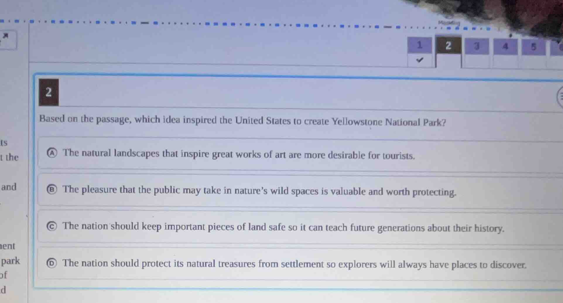 2 based on the passage, which idea inspired the united states to create…