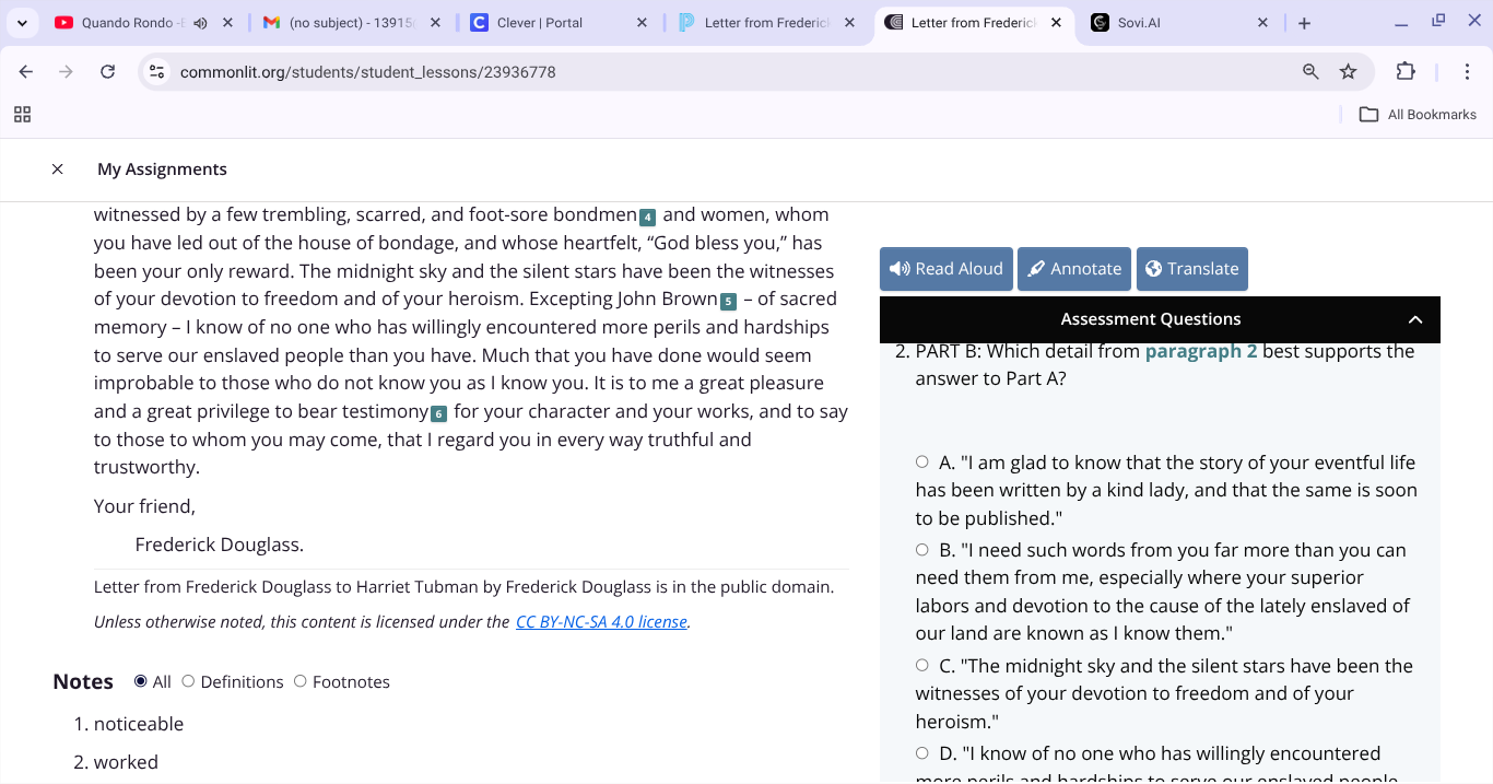 2. part b: which detail from paragraph 2 best supports the answer to pa…