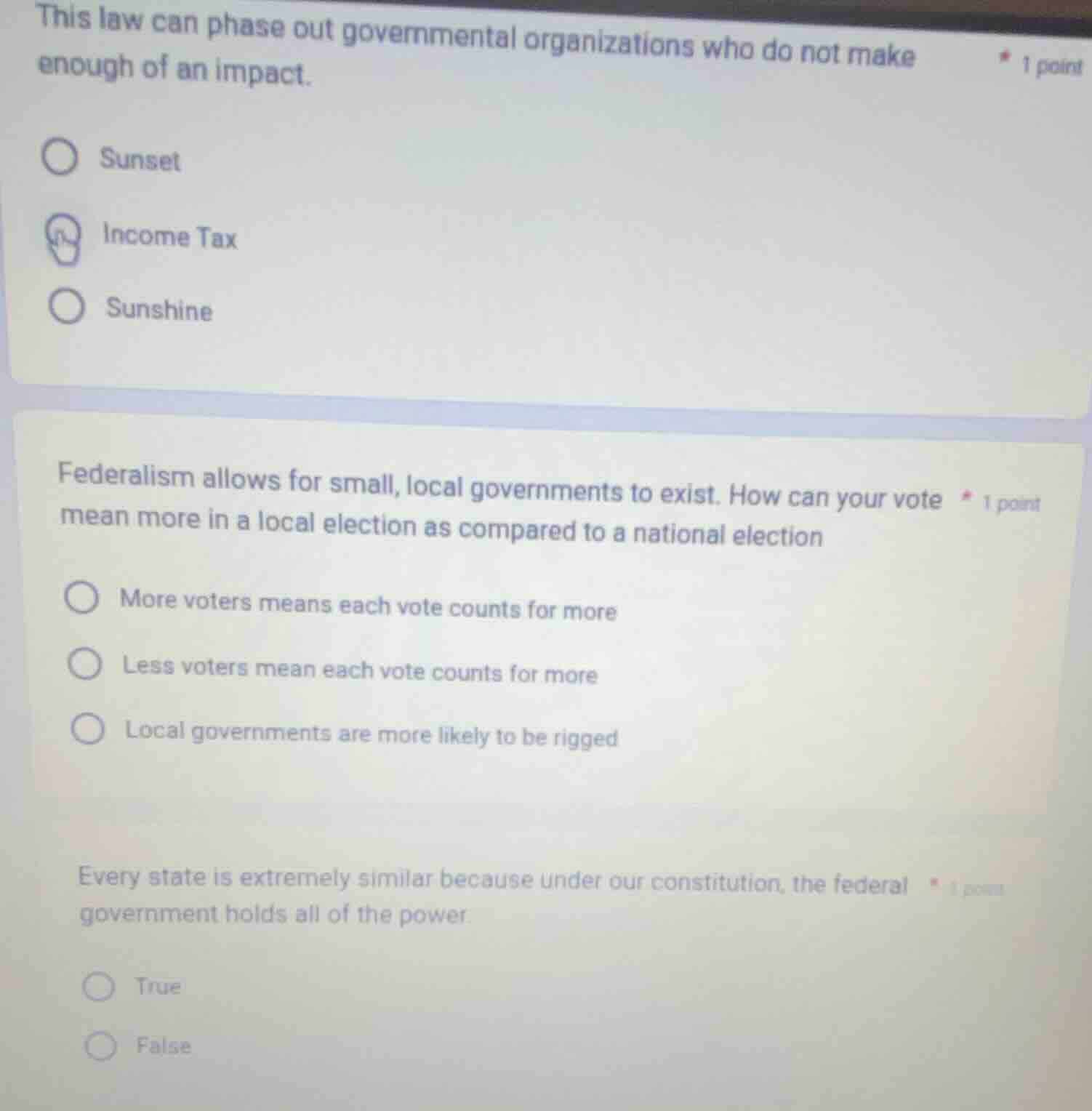 this law can phase out governmental organizations who do not make enoug…