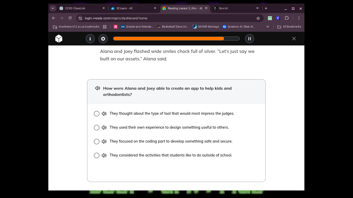 alana and joey flashed wide smiles chock full of silver. “let’s just sa…
