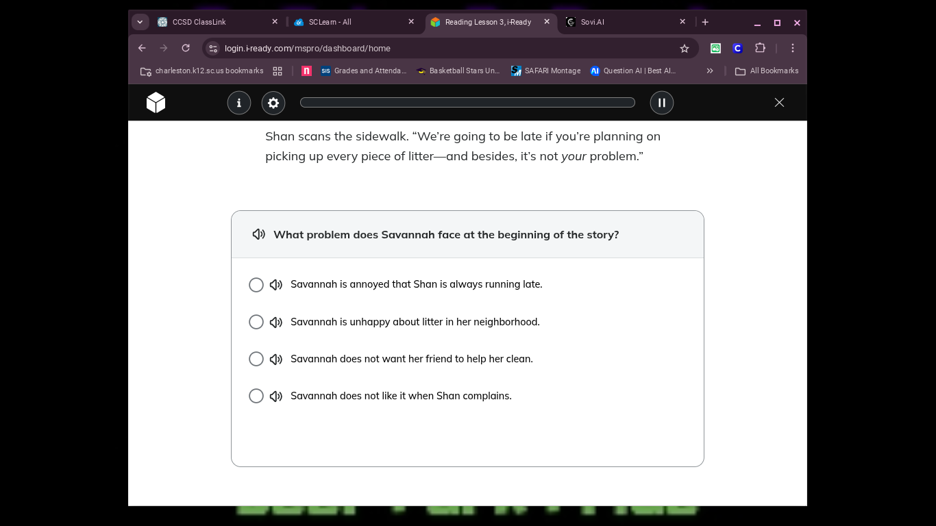 shan scans the sidewalk. “we’re going to be late if you’re planning on …