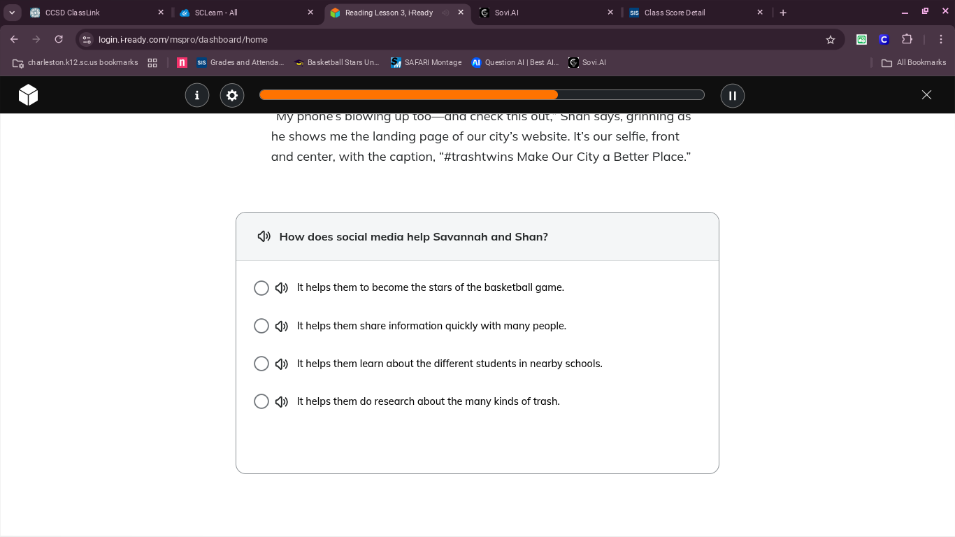 my phones blowing up too—and check this out, shan says, grinning as he …