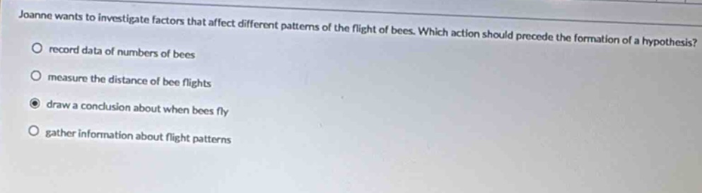joanne wants to investigate factors that affect different patterns of t…