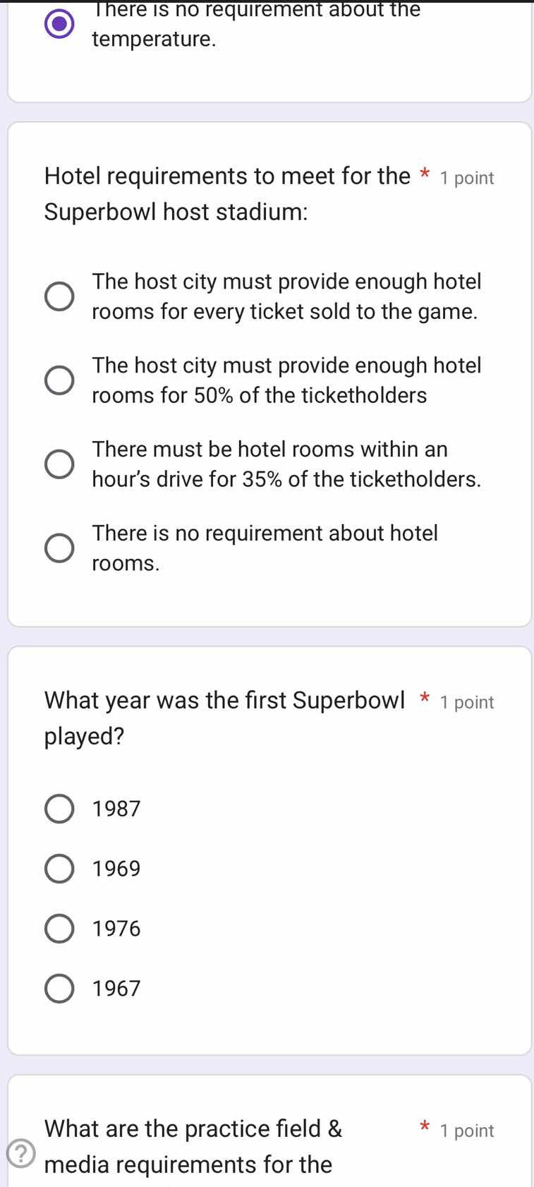 there is no requirement about the temperature. hotel requirements to me…