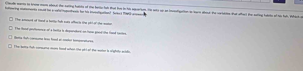 claude wants to know more about the eating habits of the betta fish tha…