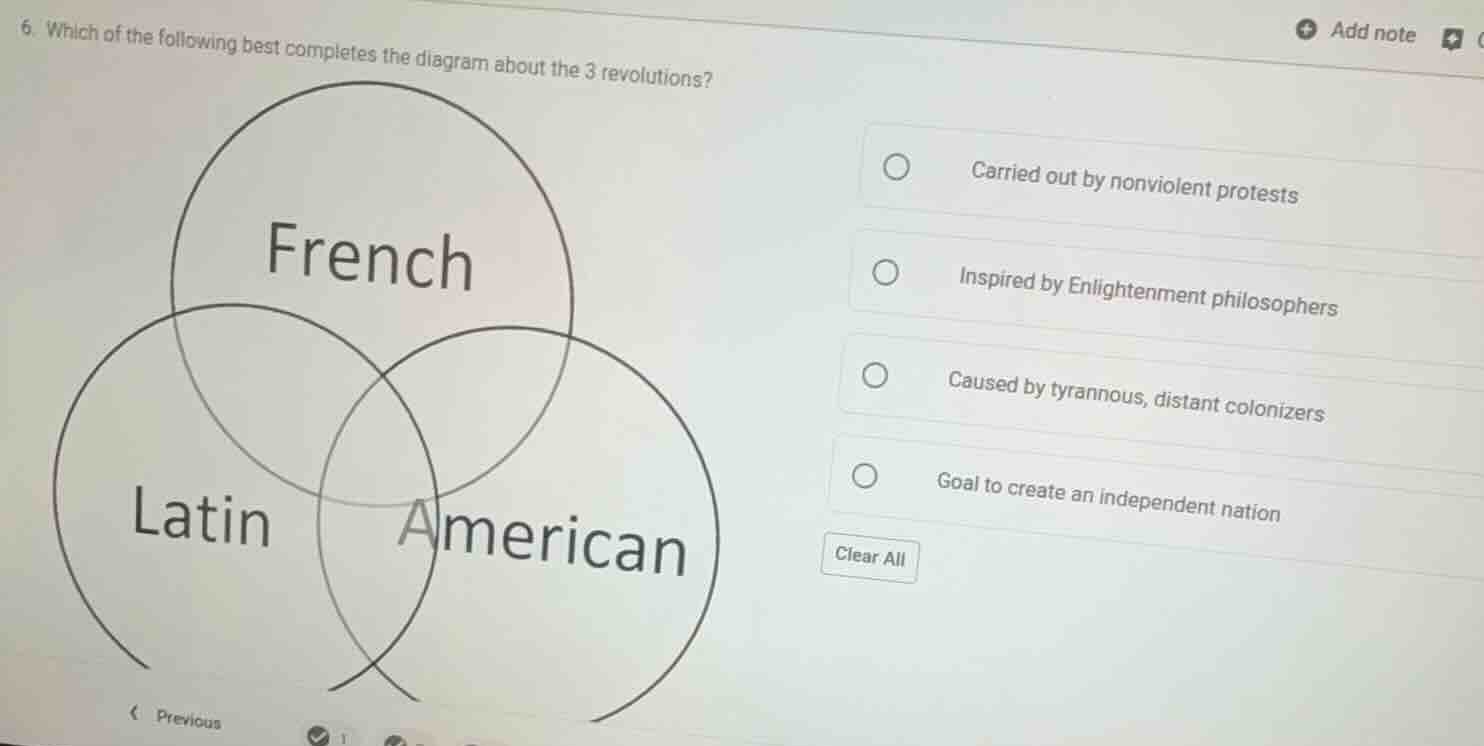 6. which of the following best completes the diagram about the 3 revolu…
