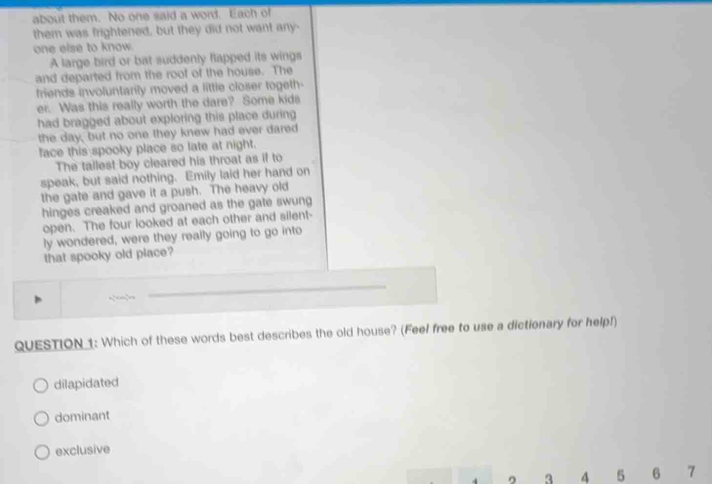 about them. no one said a word. each of them was frightened, but they d…