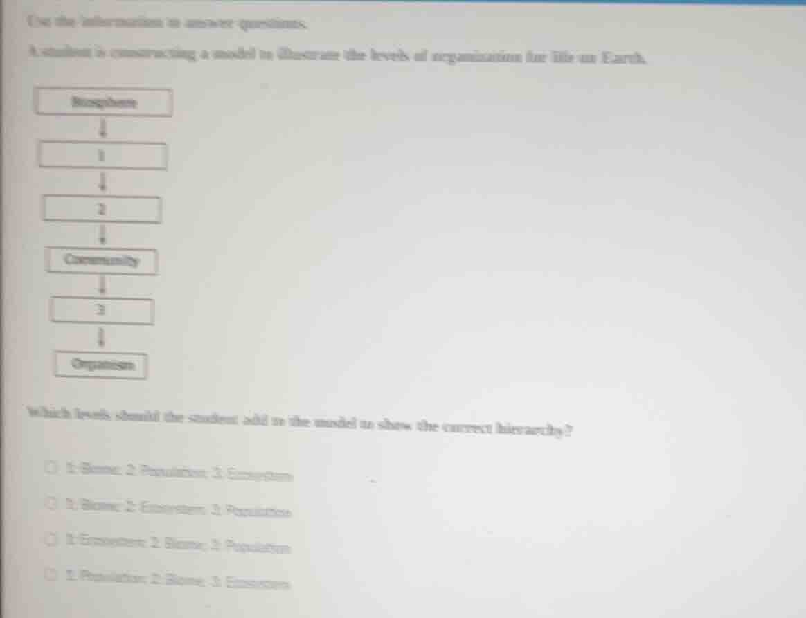 use the information to answer questions. a student is constructing a mo…