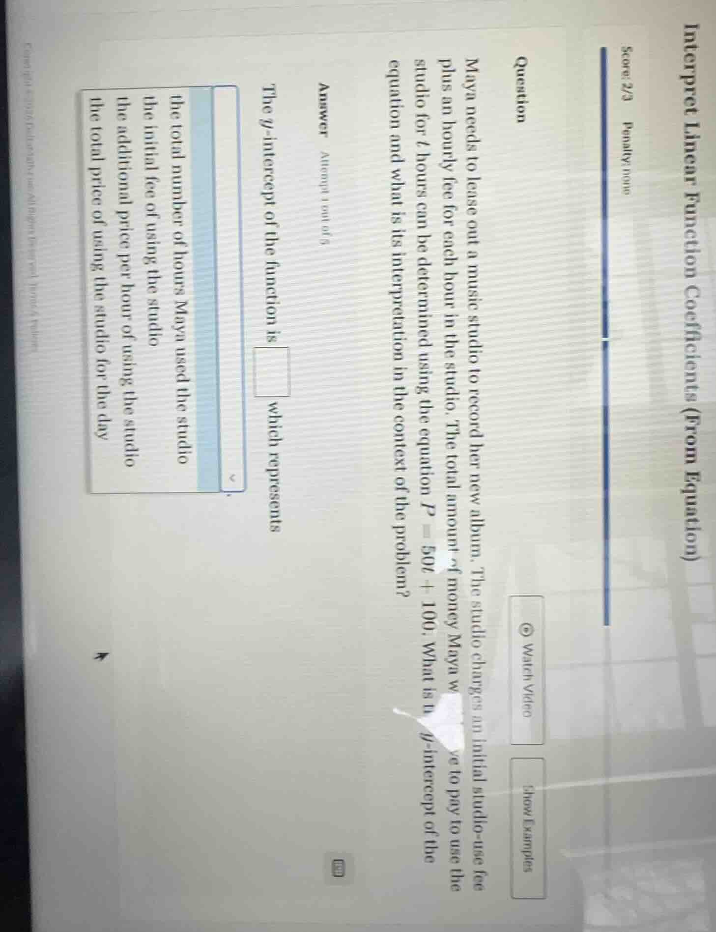 maya needs to lease out a music studio to record her new album. the stu…