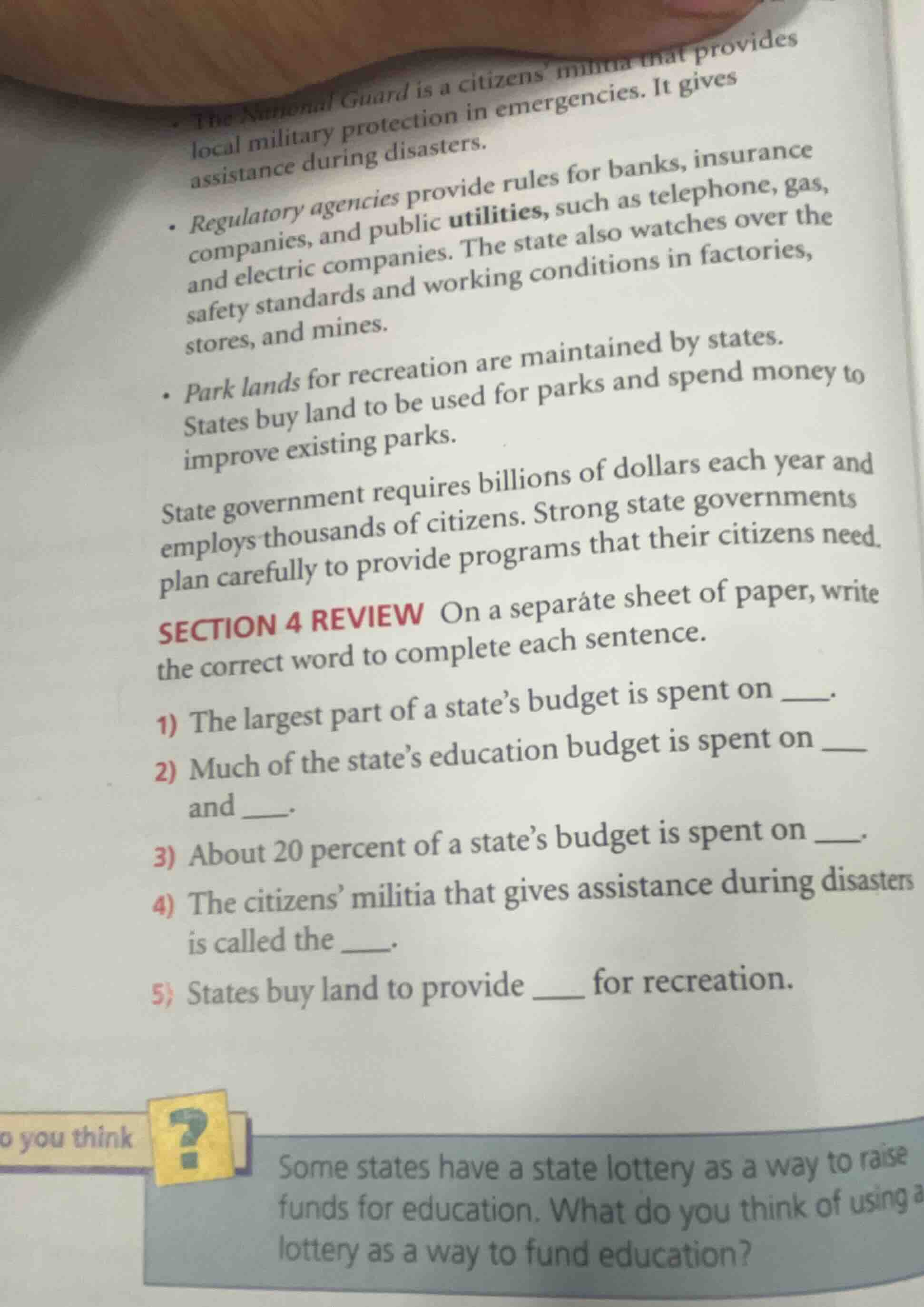 the national guard is a citizens’ militia that provides local military …