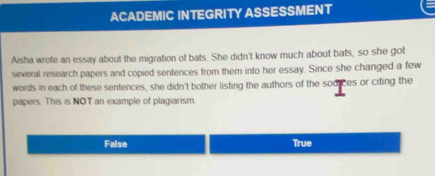 academic integrity assessment asha wrote an essay about the migration o…