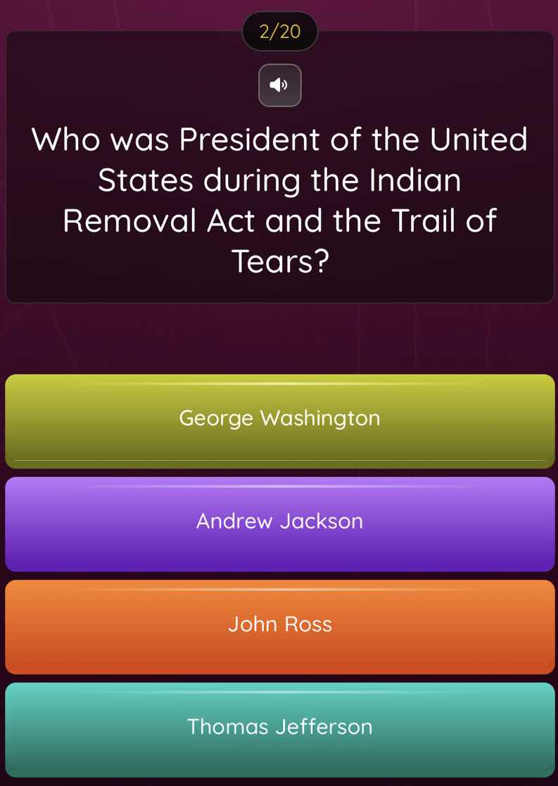 who was president of the united states during the indian removal act an…