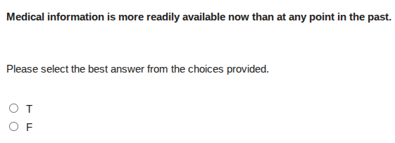 medical information is more readily available now than at any point in …