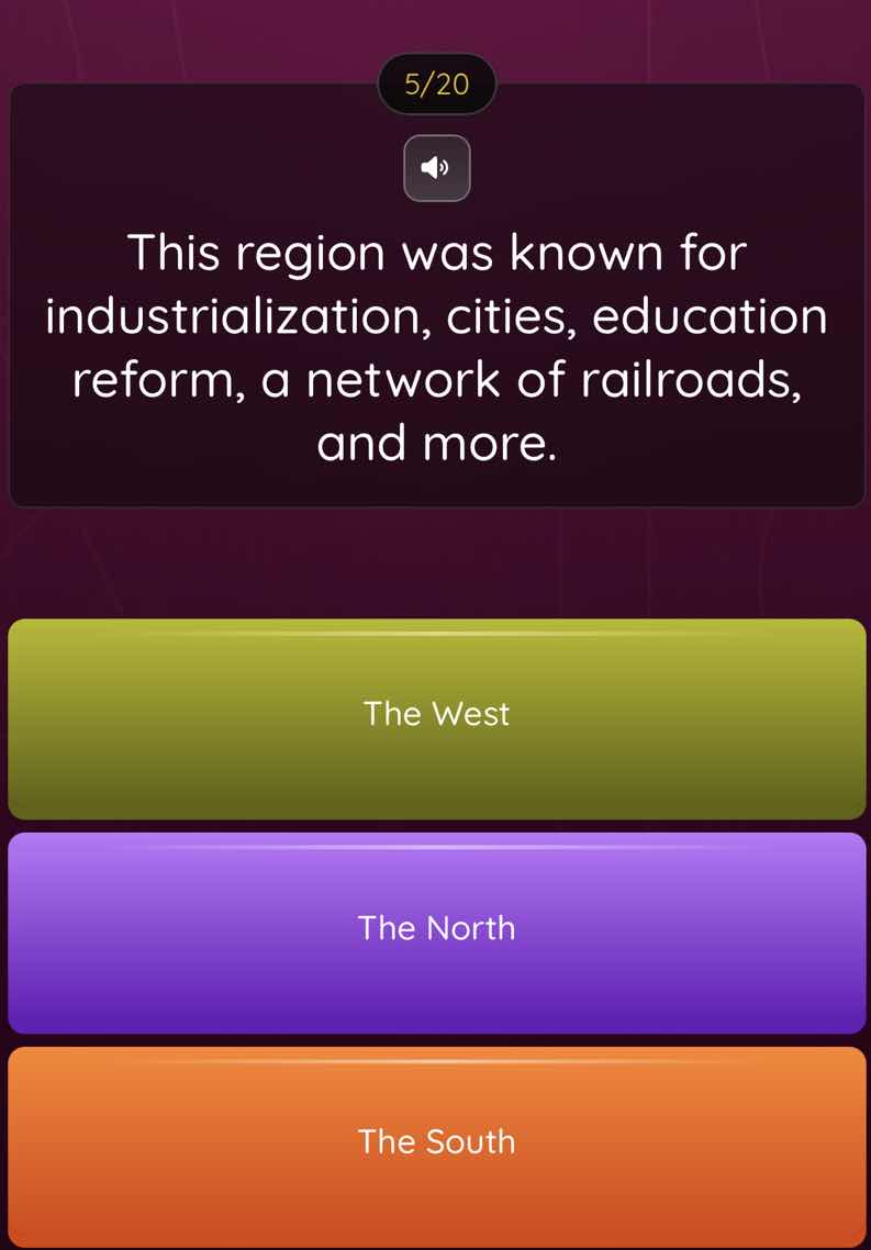 this region was known for industrialization, cities, education reform, …