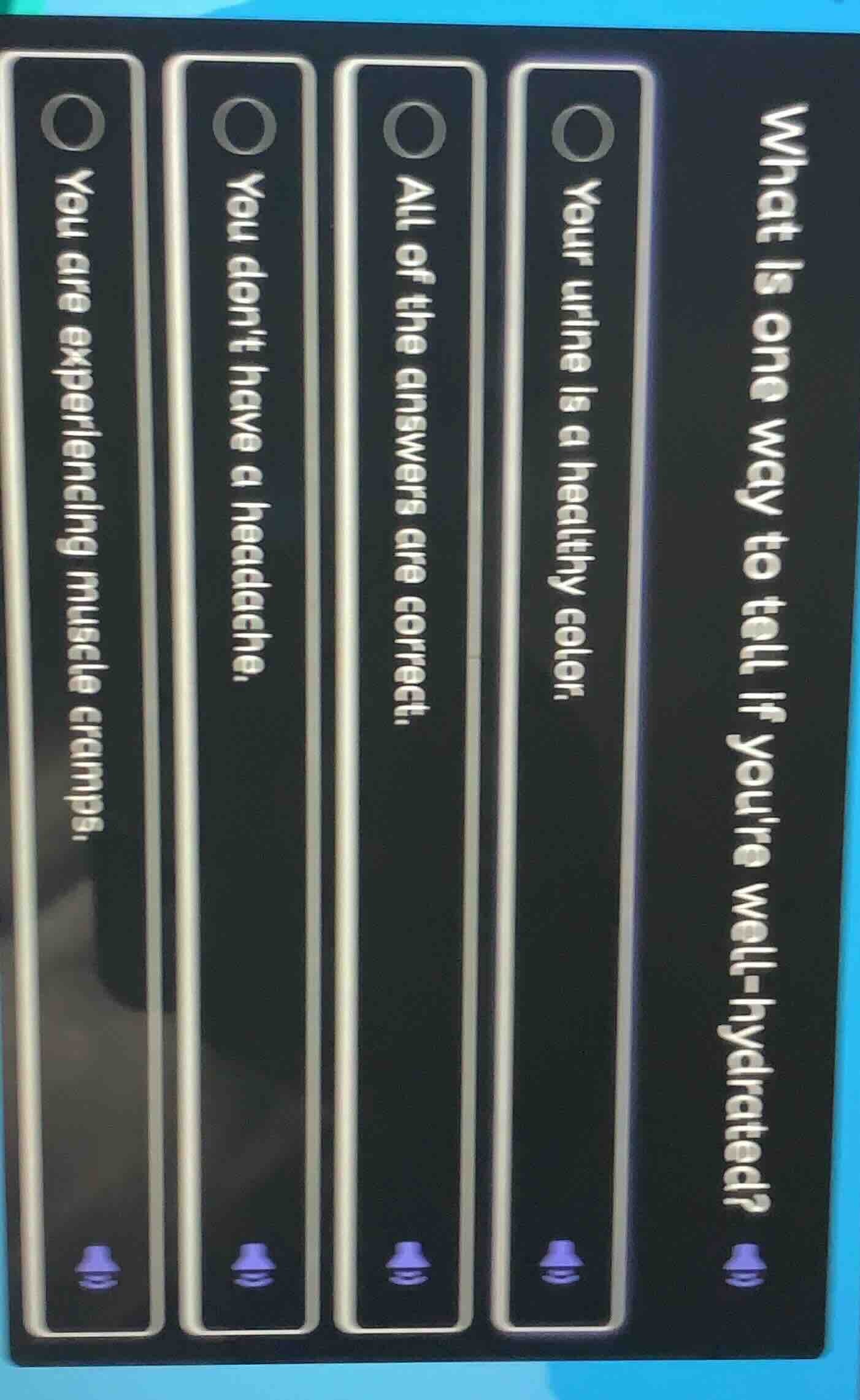 what is one way to tell if youre well - hydrated? your urine is a healt…