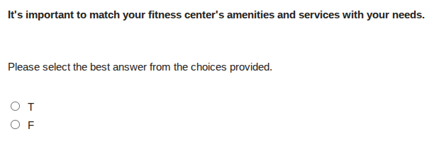 its important to match your fitness centers amenities and services with…