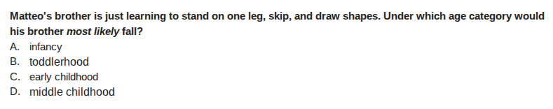 matteos brother is just learning to stand on one leg, skip, and draw sh…