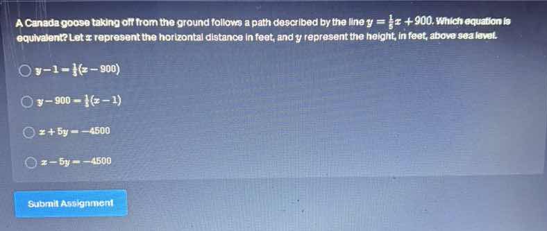 a canada goose taking off from the ground follows a path described by t…