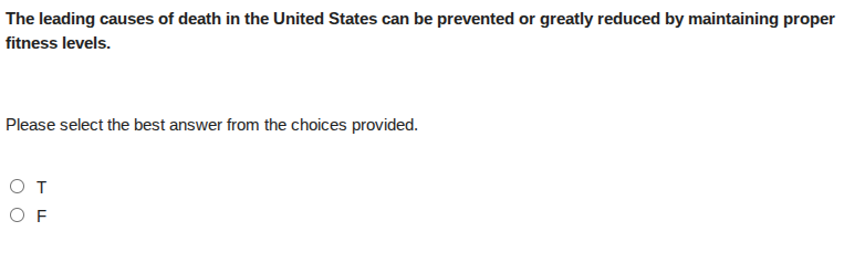 the leading causes of death in the united states can be prevented or gr…