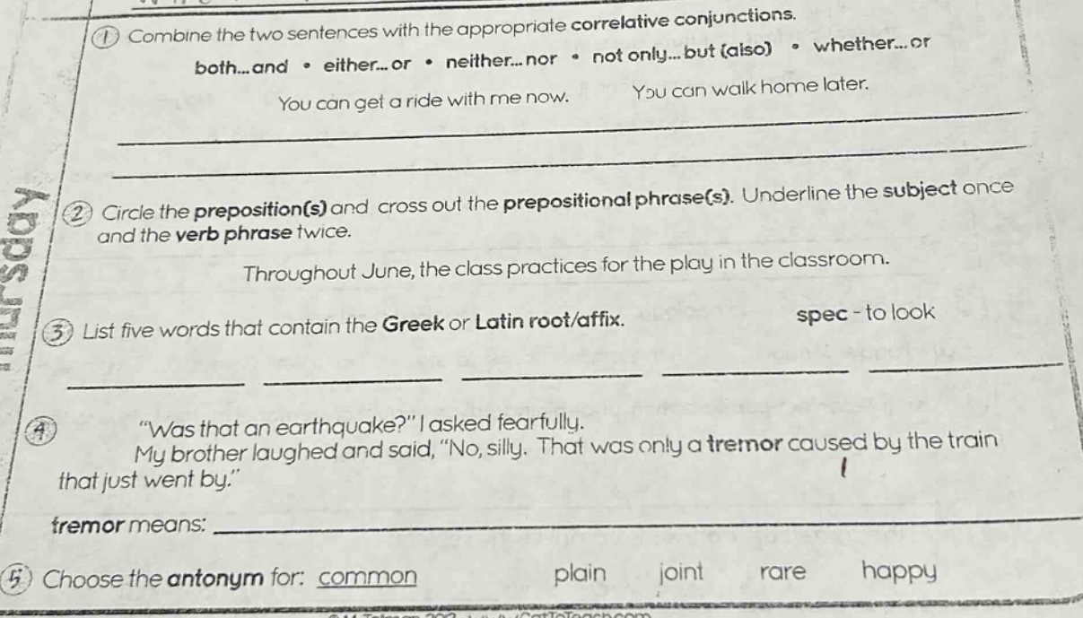 1 combine the two sentences with the appropriate correlative conjunctio…