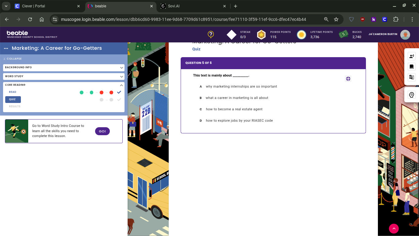 quiz question 5 of 6 this text is mainly about ______. a why marketing …