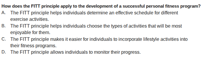 how does the fitt principle apply to the development of a successful pe…