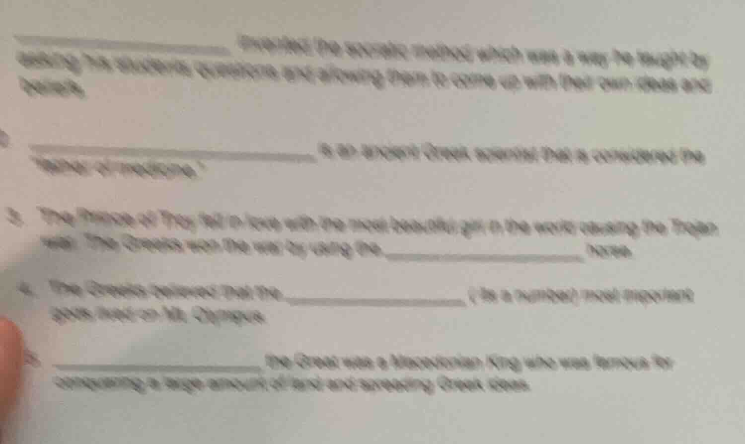 1. ______________ (method) the teaching method which was a way to teach…