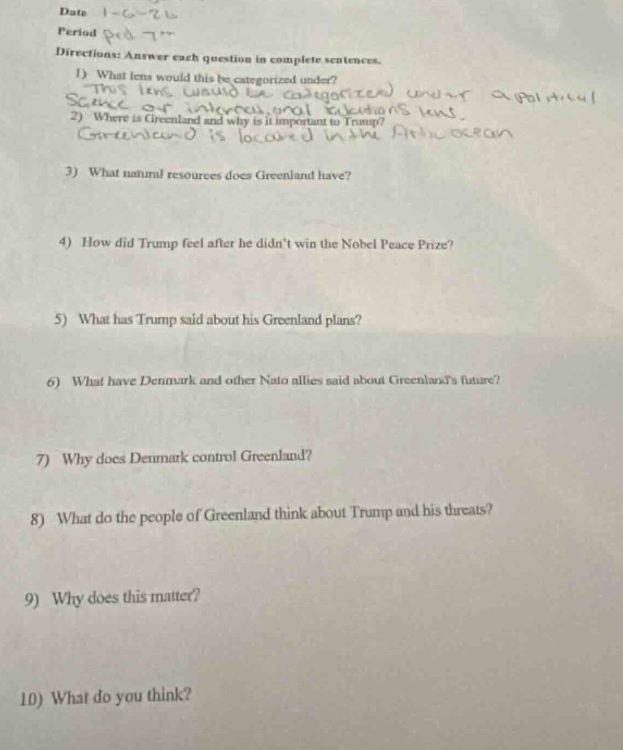 date 1-6-26 period red 7 directions: answer each question in complete s…