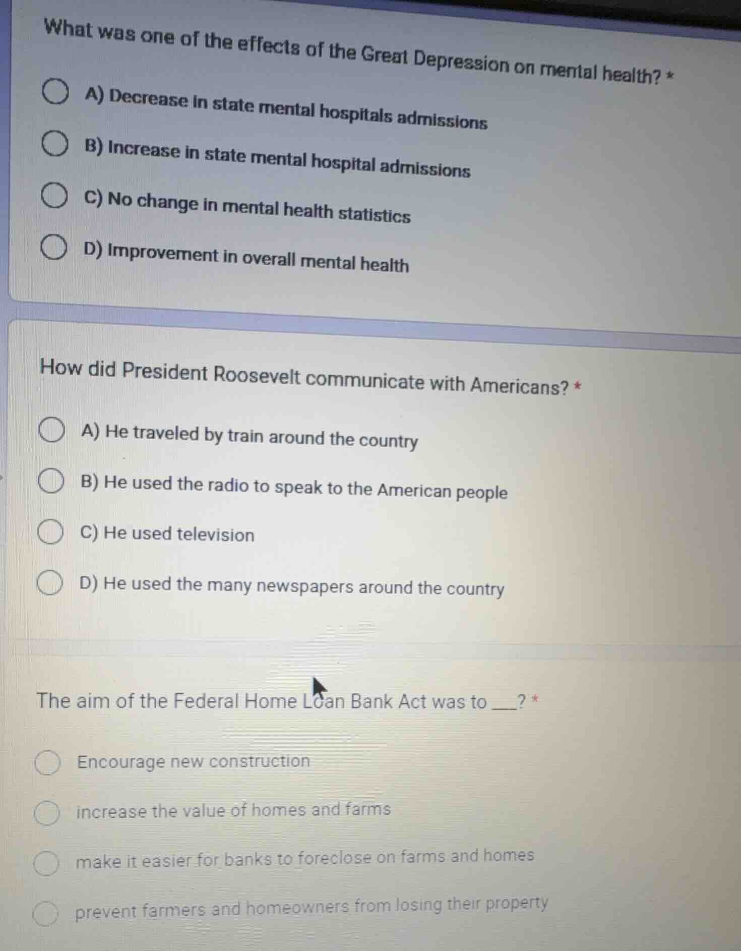 what was one of the effects of the great depression on mental health? *…