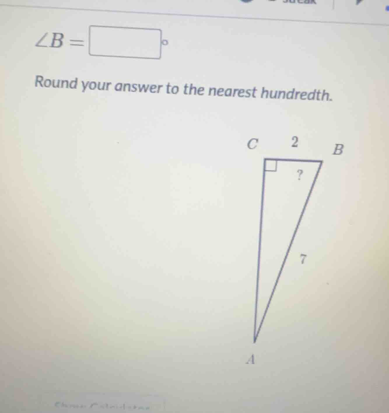 $\\angle b = \\square ^\\circ$ round your answer to the nearest hundred…
