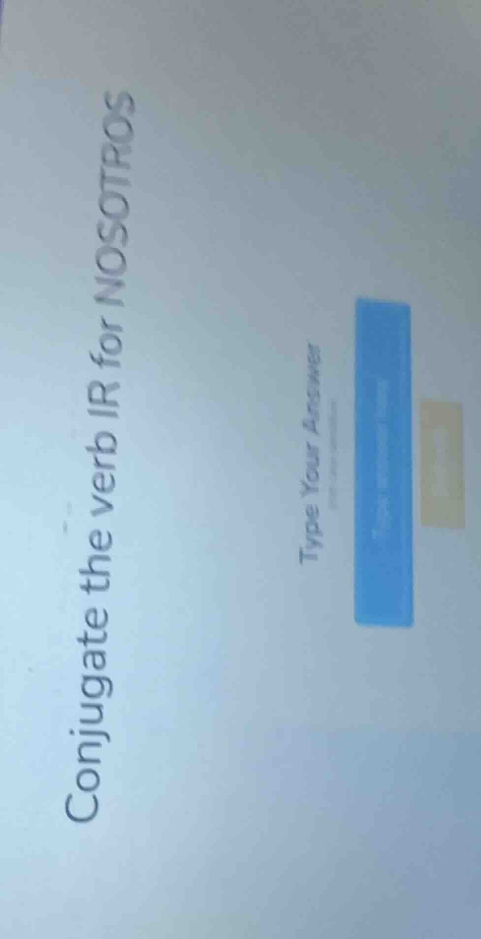 conjugate the verb ir for nosotros