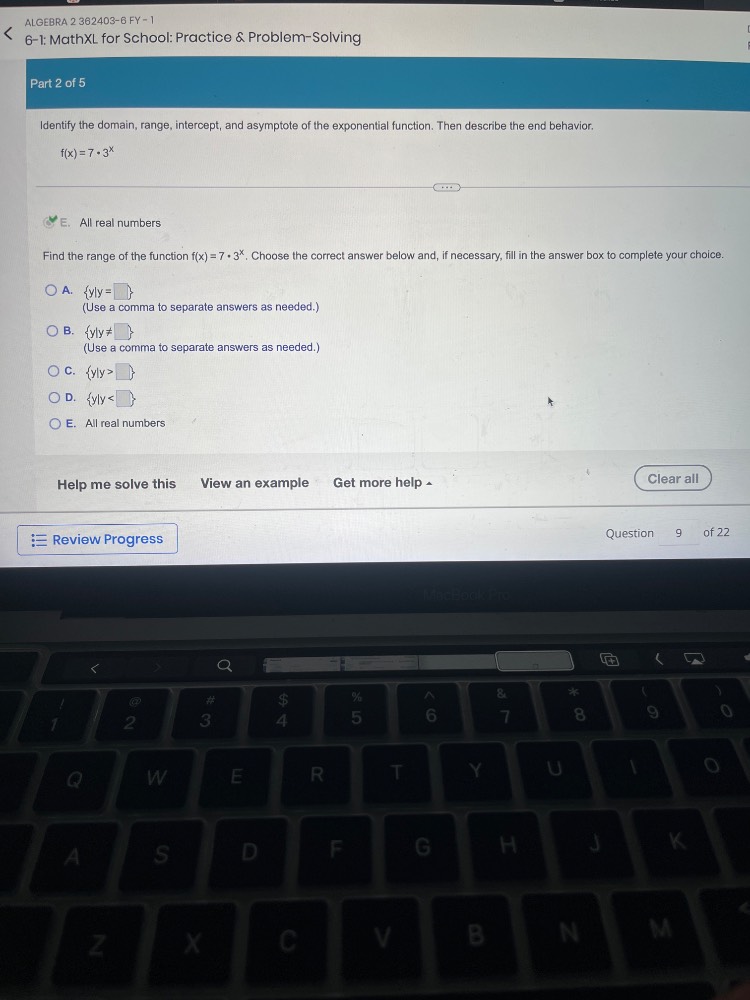 algebra 2 362403 - 6 fy - 1 6 - t: mathxl for school: practice & proble…