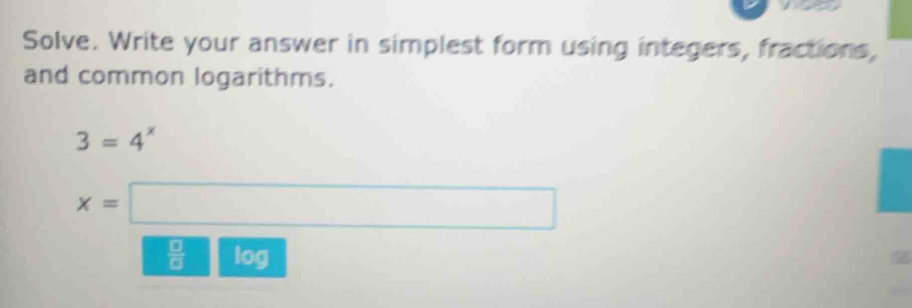 solve. write your answer in simplest form using integers, fractions, an…