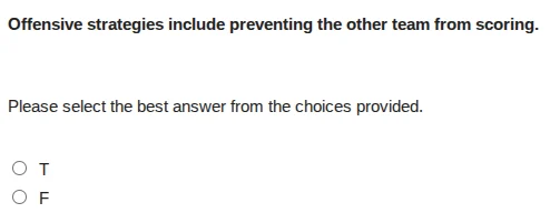 offensive strategies include preventing the other team from scoring. pl…