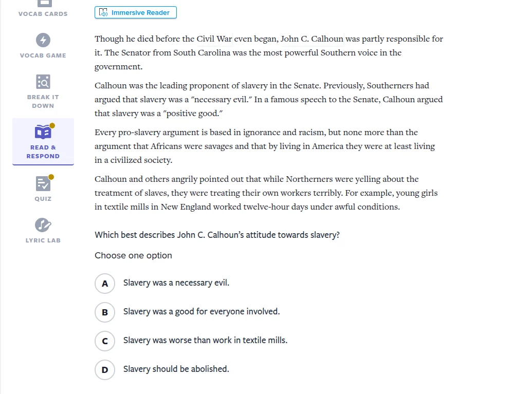 though he died before the civil war even began, john c. calhoun was par…