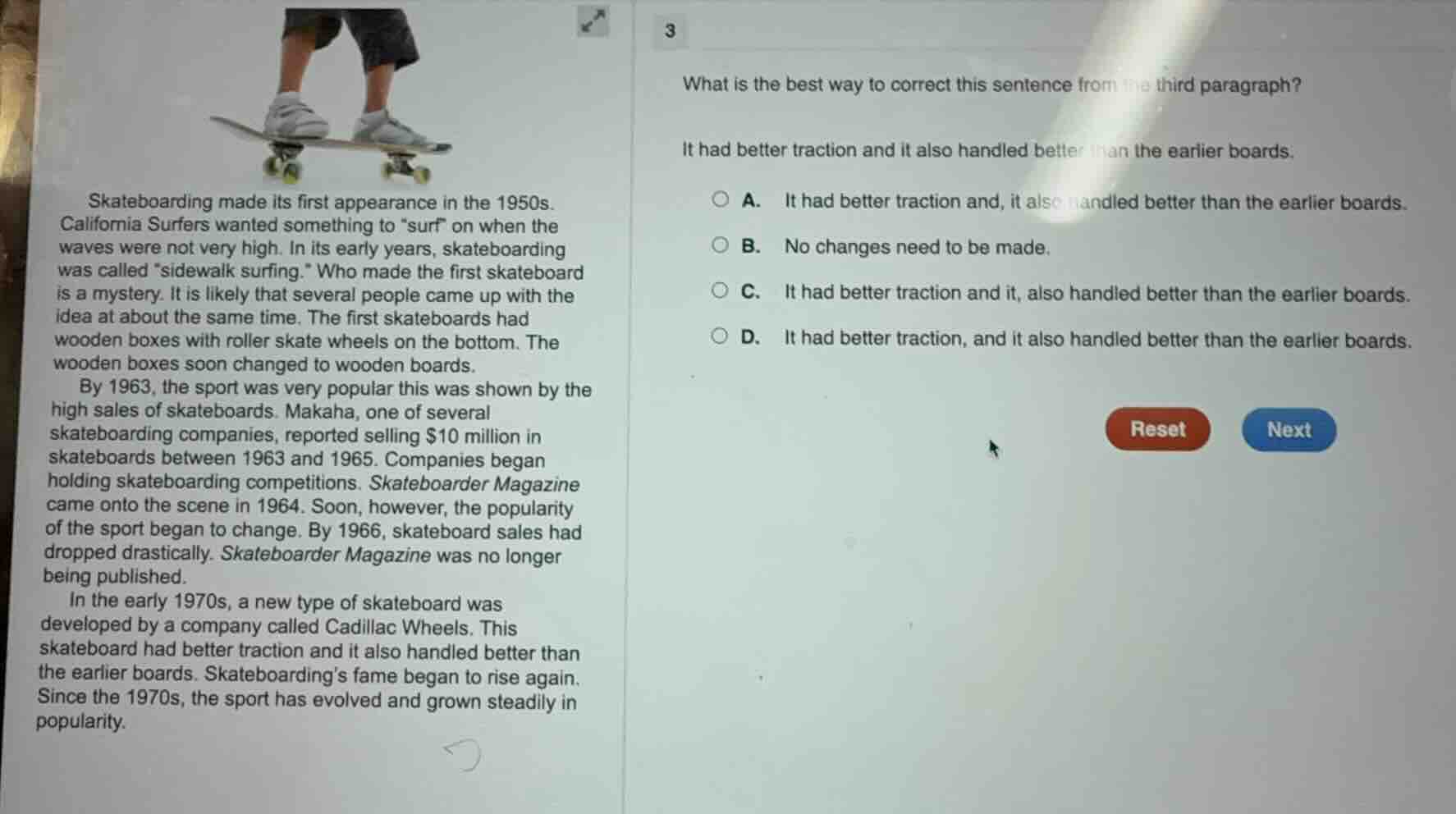 3 what is the best way to correct this sentence from the third paragrap…