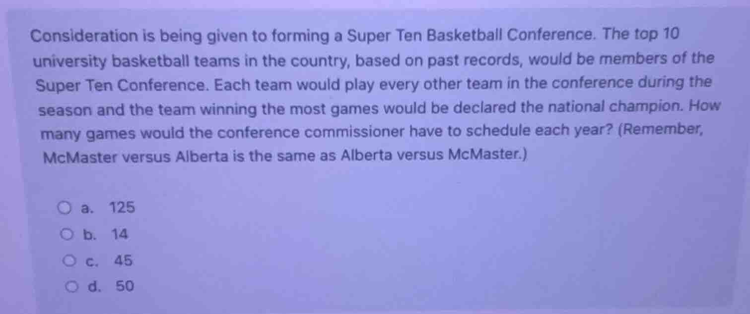 consideration is being given to forming a super ten basketball conferen…