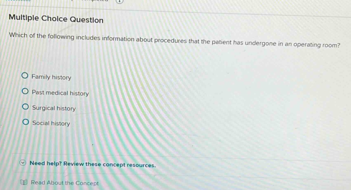 multiple choice question which of the following includes information ab…