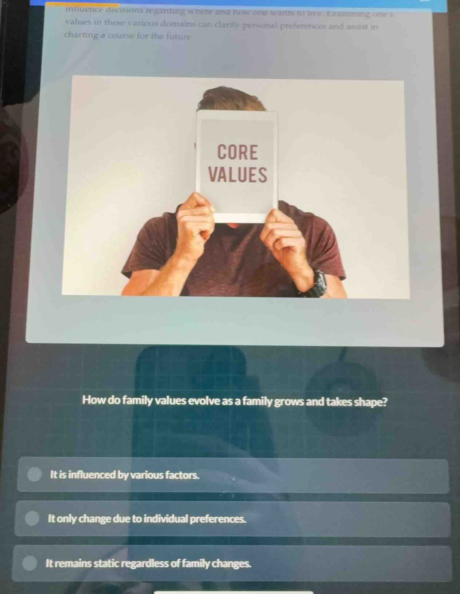 influence decisions regarding where and how one wants to live. examinin…