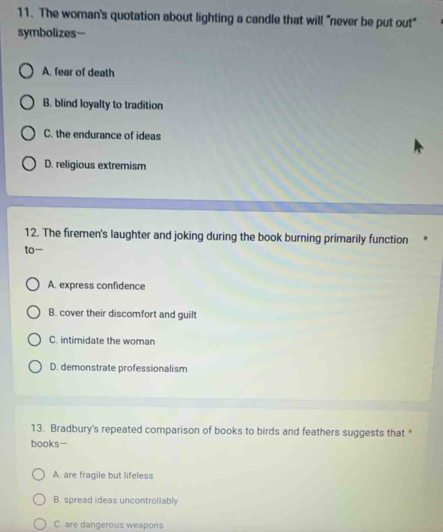 11. the womans quotation about lighting a candle that will ever be put …