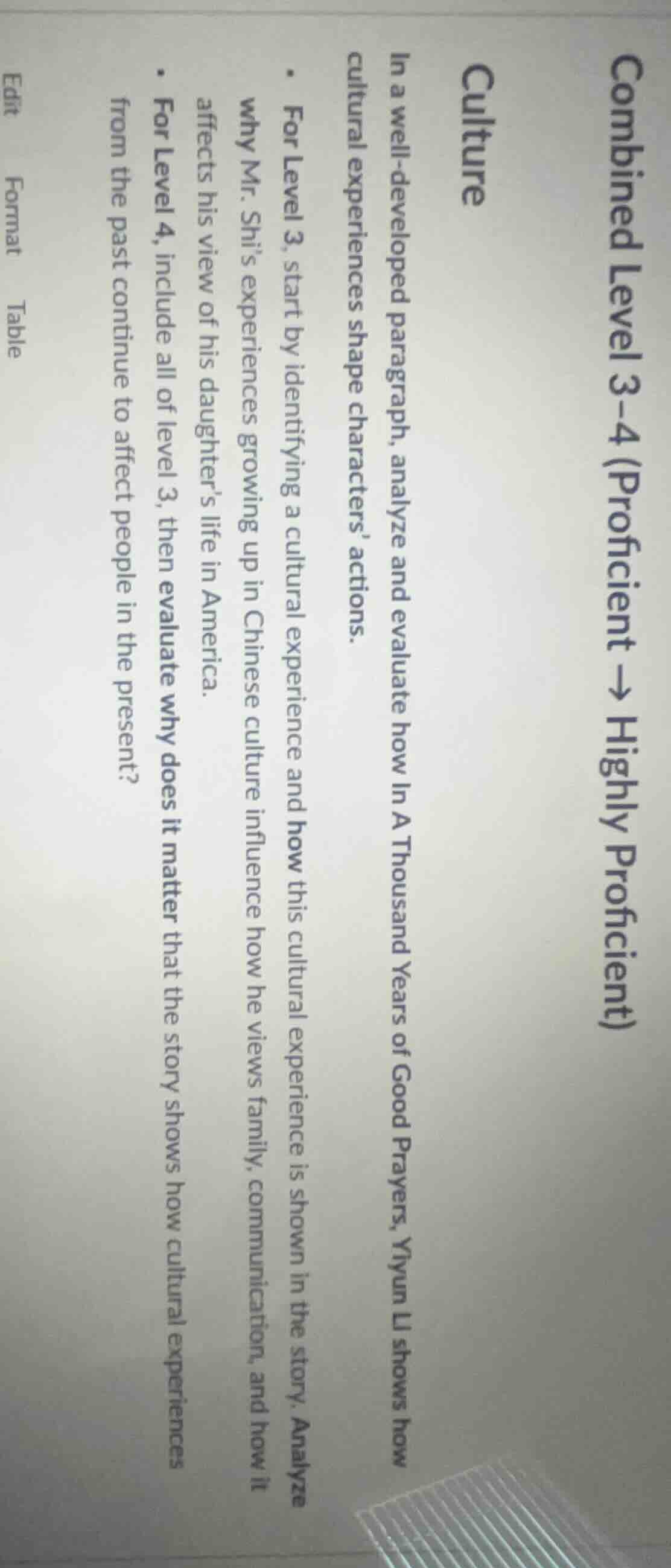 combined level 3-4 (proficient → highly proficient) culture in a well -…