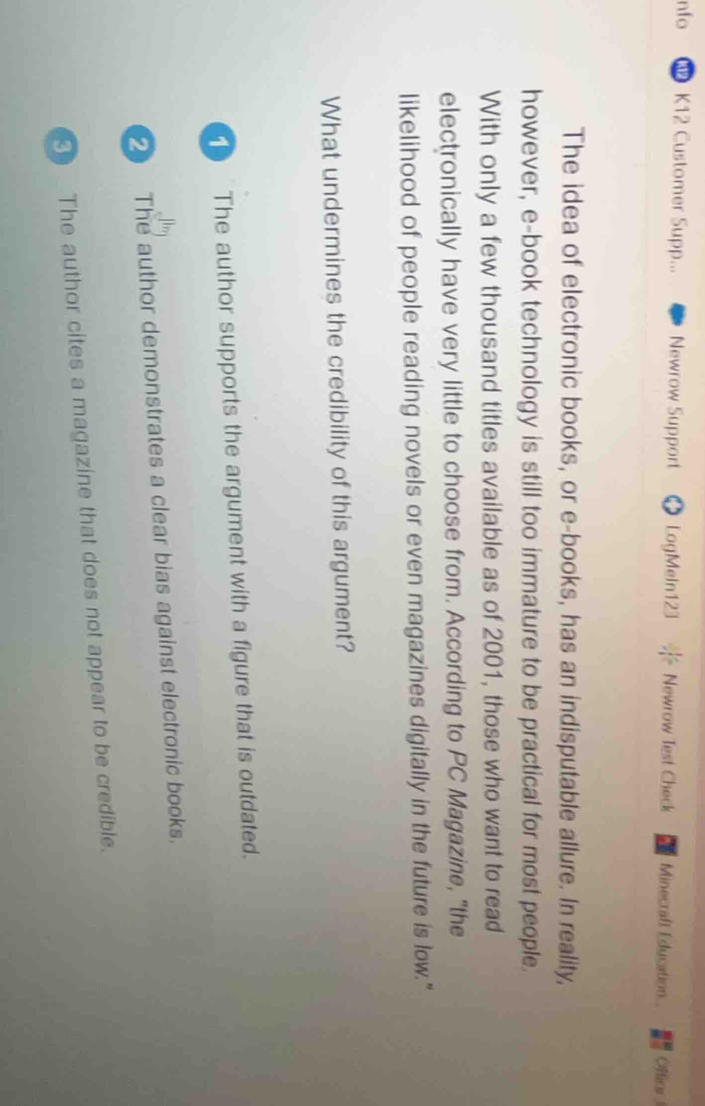 the idea of electronic books, or e - books, has an indisputable allure.…